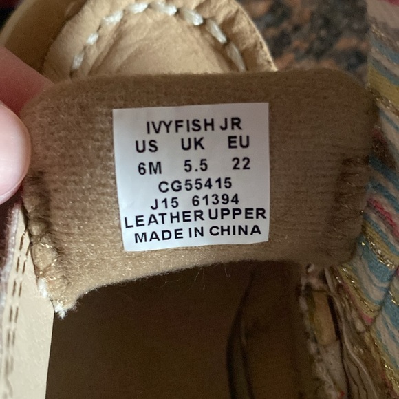 Sperry Top-Sider Ivyfish Jr. toddler girl’s size 6 boat shoes like new - Picture 9 of 9